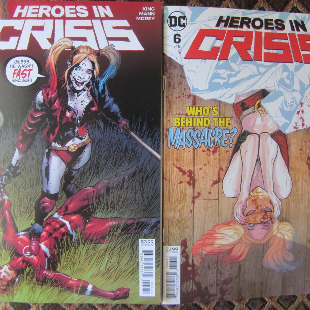 heroes in crisis harley quinn comic books